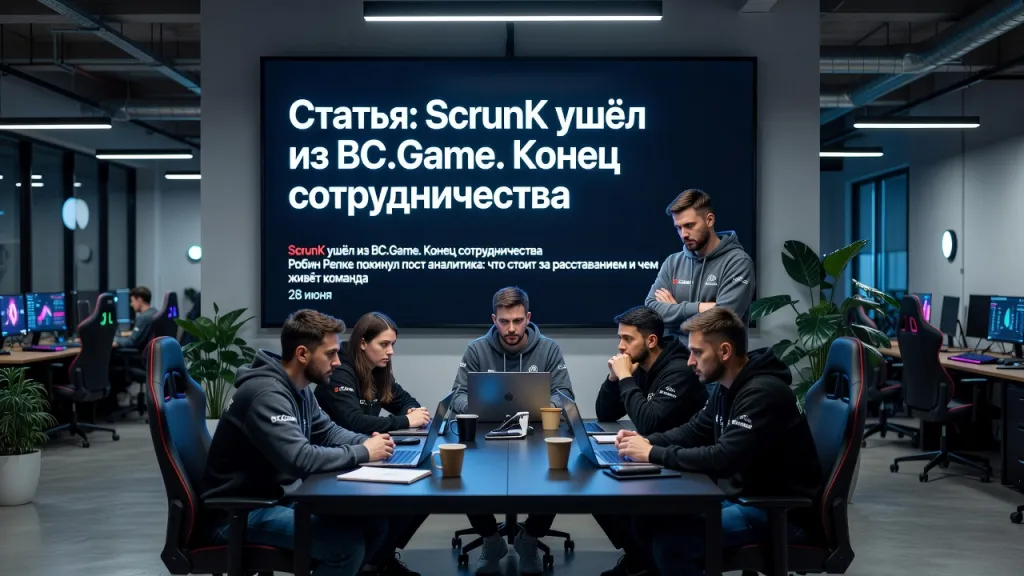 ScrunK ушёл из BC.Game. Конец сотрудничества